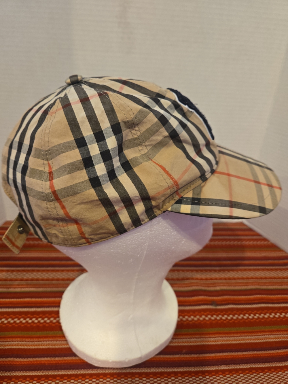 Burberry Beige Nova Check TB Monogram Archive Baseball Cap - Picture 5 of 16